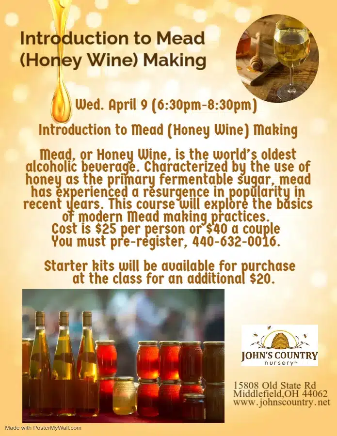 Destination Geauga Tourism | Mead Making Apr 9