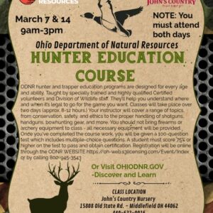 Destination Geauga Tourism | Hunters Safety Mar 7 14 1