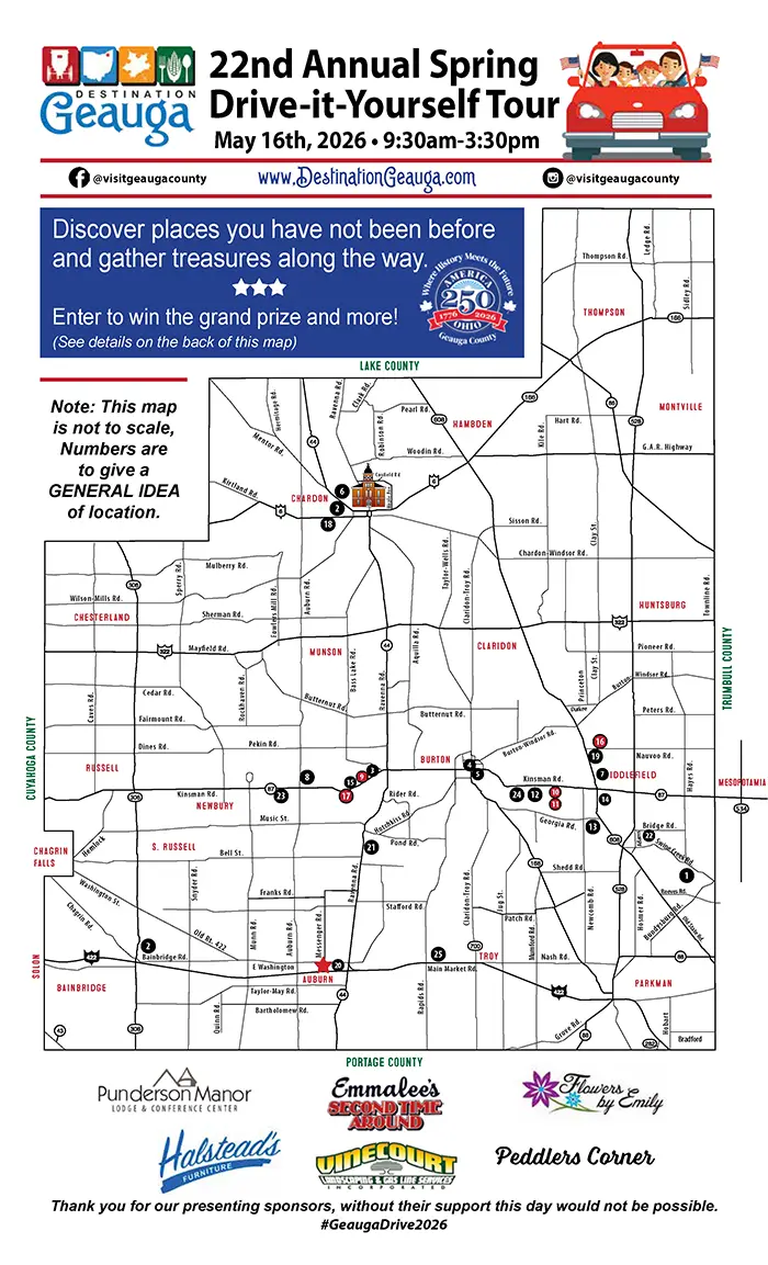 Destination Geauga Tourism | 2028Drive it yourselfTourMap link